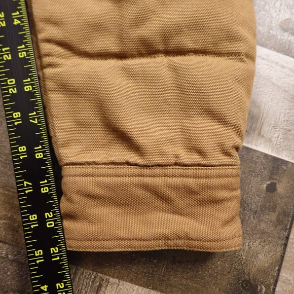 Duluth Trading Superior Fire Hose Quilted Shirt Jac Men's Size Large Brown - Picture 6 of 12